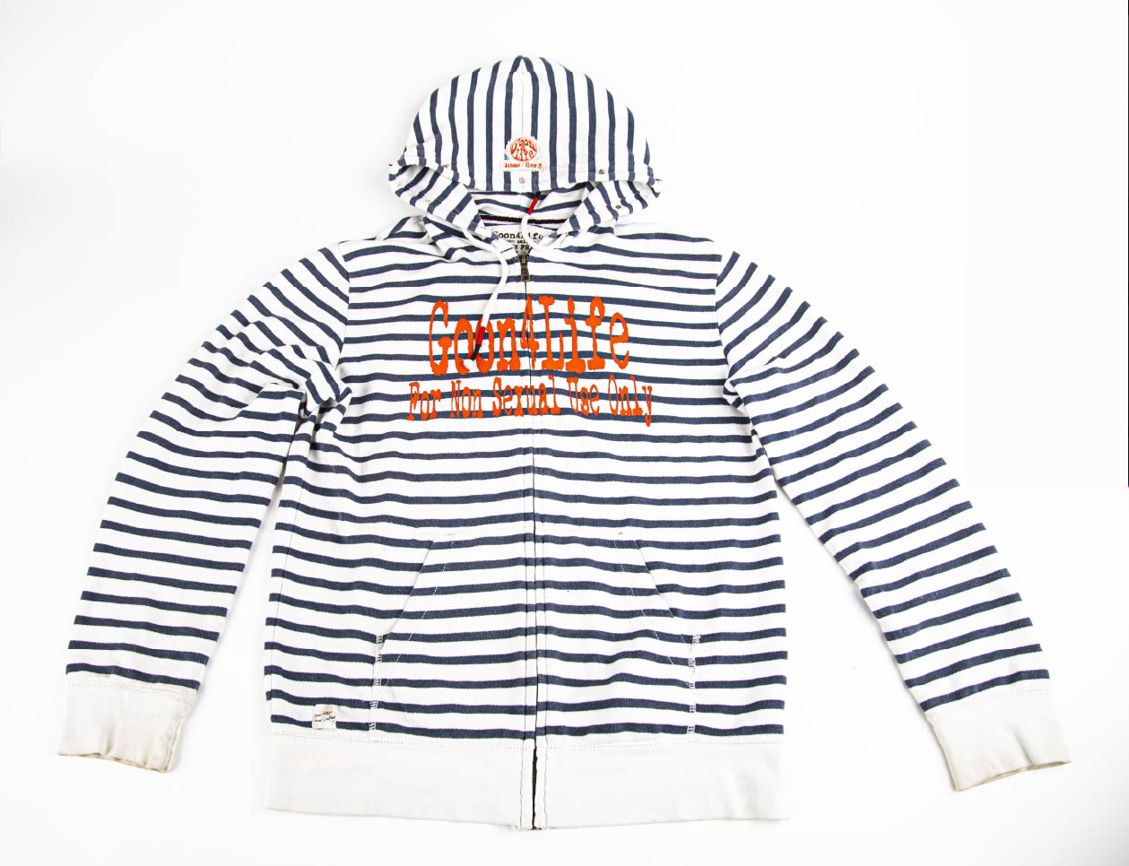STRIPPED ZIP UP 1