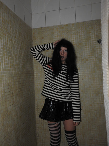 Marinière Noire et Blanche