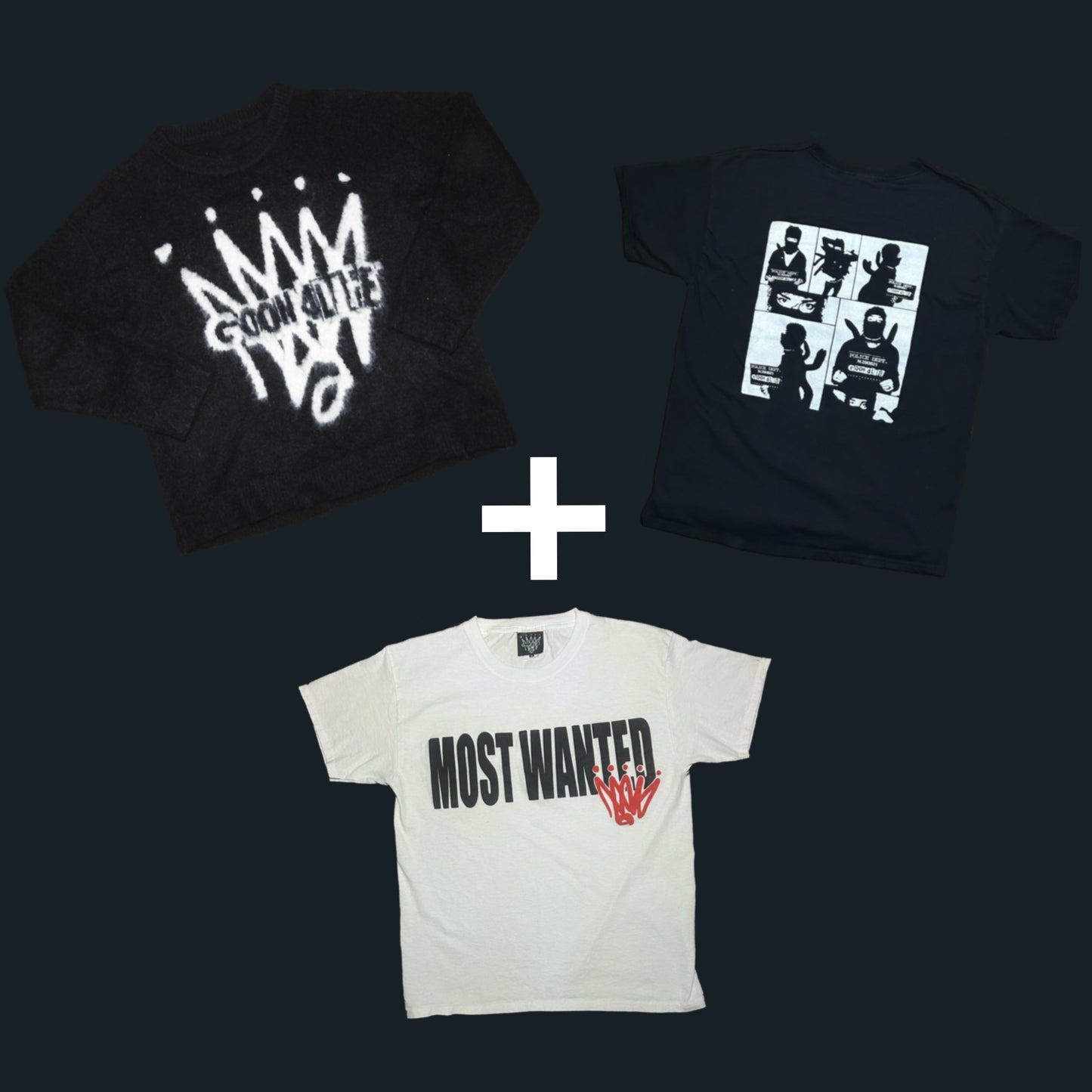 Pack Ultra Wanted (tee shirt most wanted blanc)